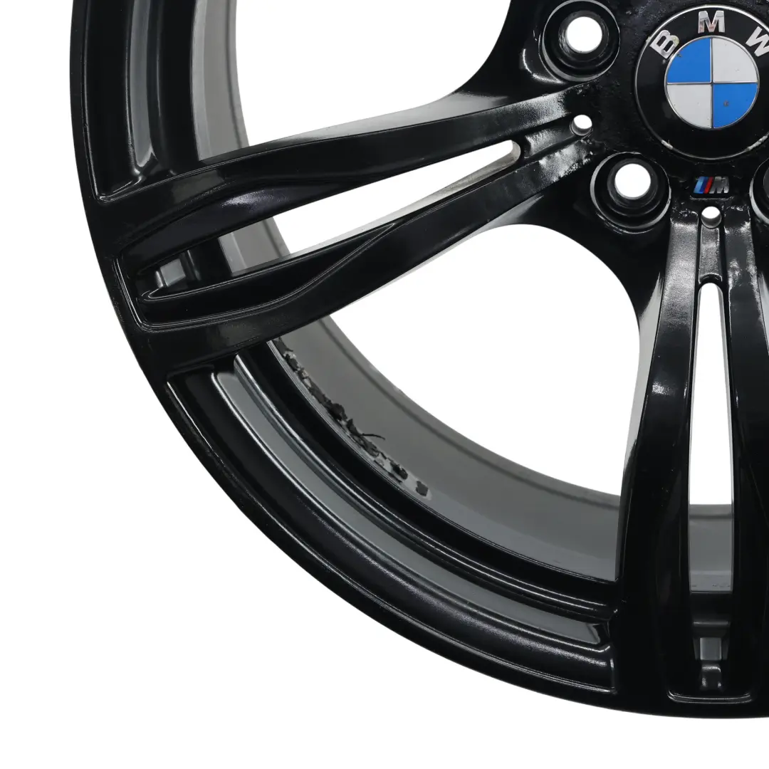 Noir Alloy Wheel Rim 20" M Double Spoke 343 10J ET:34 pour BMW F10 M5 à propos du numéro de pièce 2283401 BMW F10 M5 Noir Alloy Wheel Rim 20" M Double Spoke 343 10J ET:34 - SKU 2283401-1 - Numéro de pièce 2283401