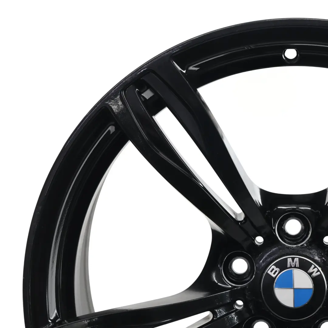 Front Wheel Rim Alloy Black 20" M Double Spoke 343 9J ET:32 to BMW F10 M5 with Part number 2283999 BMW F10 M5 Front Wheel Rim Alloy Black 20" M Double Spoke 343 9J ET:32 - SKU 2283999-3 - Part number 2283999