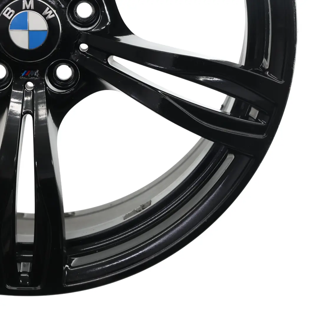 BMW F10 M5 Front Wheel Rim Alloy Black 20" M Double Spoke 343 9J ET:32 - SKU 2283999-3 - Part number 2283999