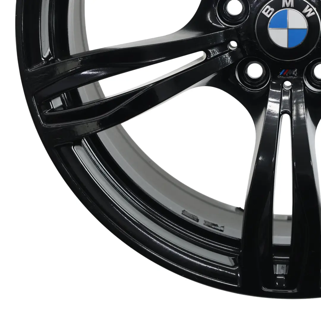 BMW F10 M5 Front Wheel Rim Alloy Black 20" M Double Spoke 343 9J ET:32 - SKU 2283999-3 - Part number 2283999