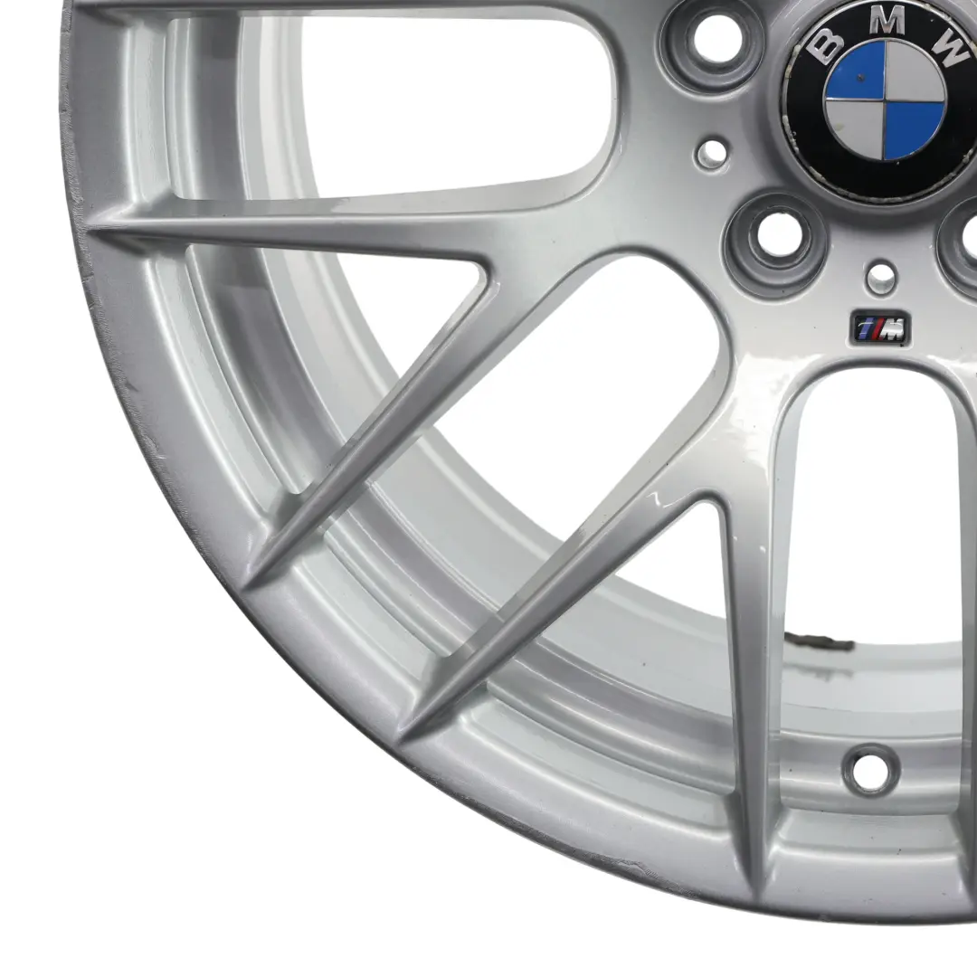 Silber Hinten Alu Felge Alufelge 19" 10J Y-Speiche 359 für BMW E90 E92 M3 mit Teilenummer 2284060 BMW E90 E92 M3 Silber Hinten Alu Felge Alufelge 19" 10J Y-Speiche 359 - SKU 2284060-2 - Teilenummer 2284060