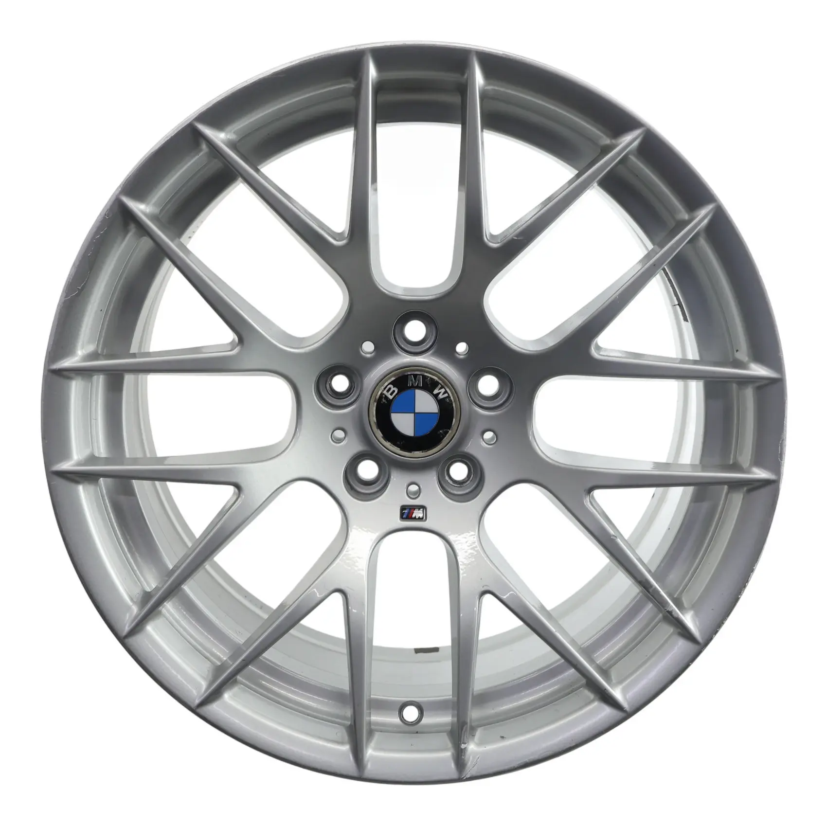 BMW E90 E92 M3 Jante Arrière Alliage Argenté 19" 10J ET:25 Rayons 2284060