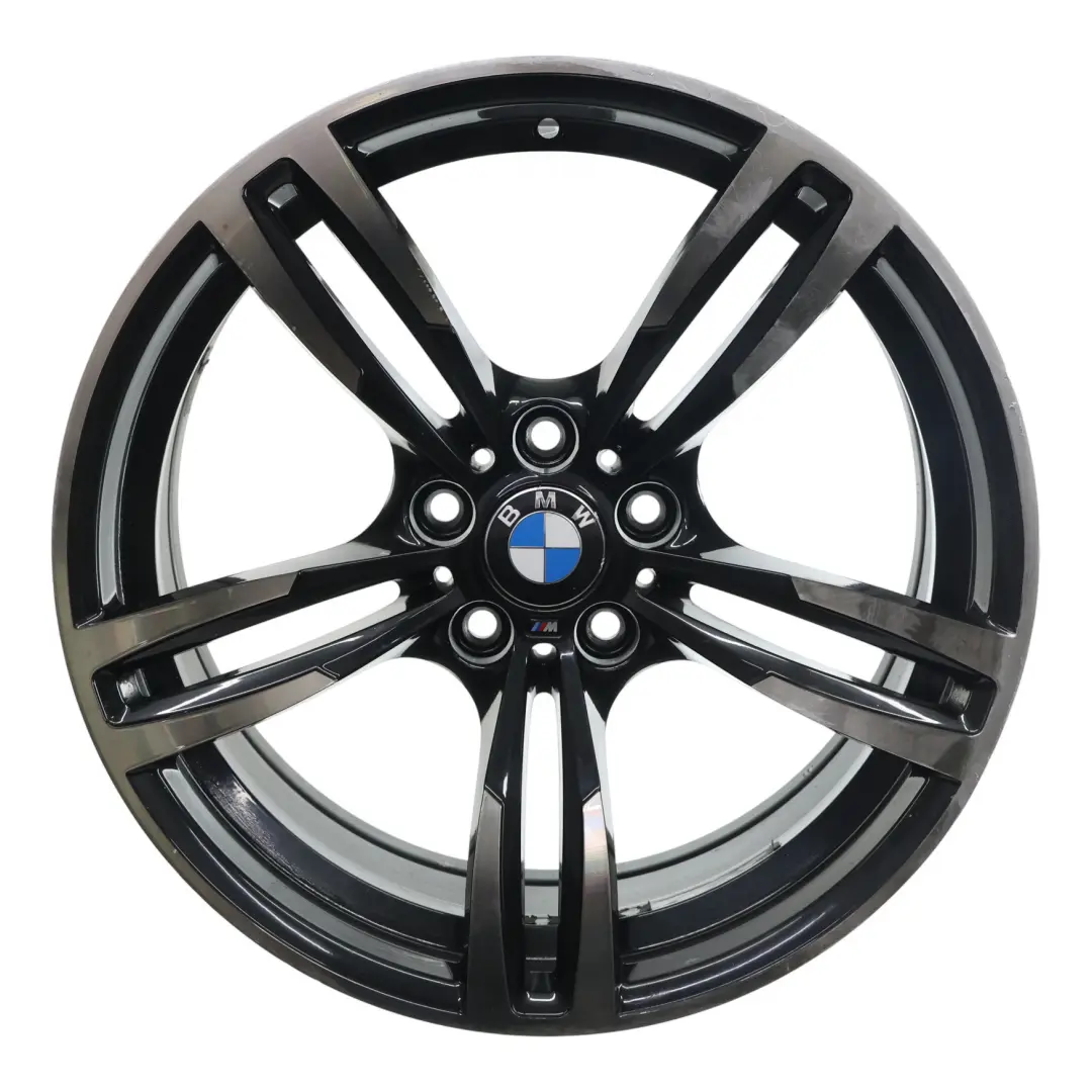Vorderrad Alufelge 19" M Doppelspeiche 437 für BMW F87 M2 F80 M3 F82 M4 mit Teilenummer 2284550 BMW F87 M2 F80 M3 F82 M4 Vorderrad Alufelge 19" M Doppelspeiche 437 - SKU 2284550-2 - Teilenummer 2284550
