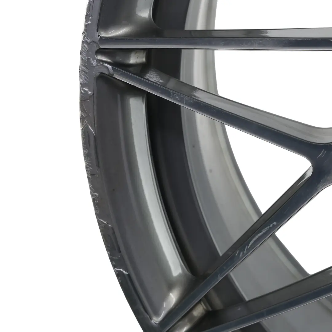 Ferric Grey Rear Wheel Alloy Rim 20" M Star Spoke 666 10J to BMW F80 M3 with Part number 2287501 BMW F80 M3 Ferric Grey Rear Wheel Alloy Rim 20" M Star Spoke 666 10J - SKU 2287501-2 - Part number 2287501
