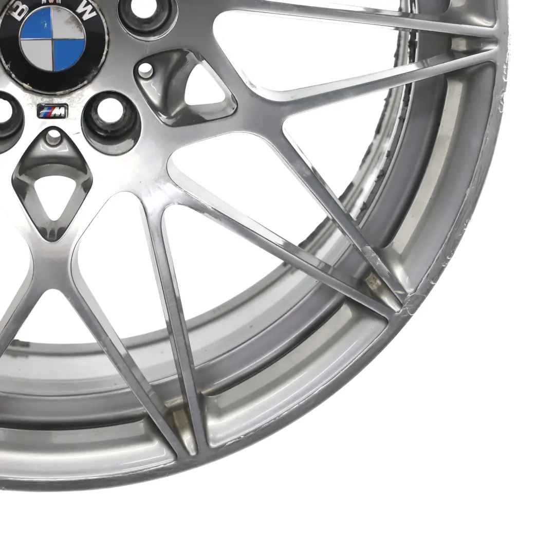 Ferric Grigio Cerchio posteriore lega 20" 10J per BMW F80 M3 con numero di parte 2287501 BMW F80 M3 Ferric Grigio Cerchio posteriore lega 20" 10J - SKU 2287501-2 - Numero di parte 2287501