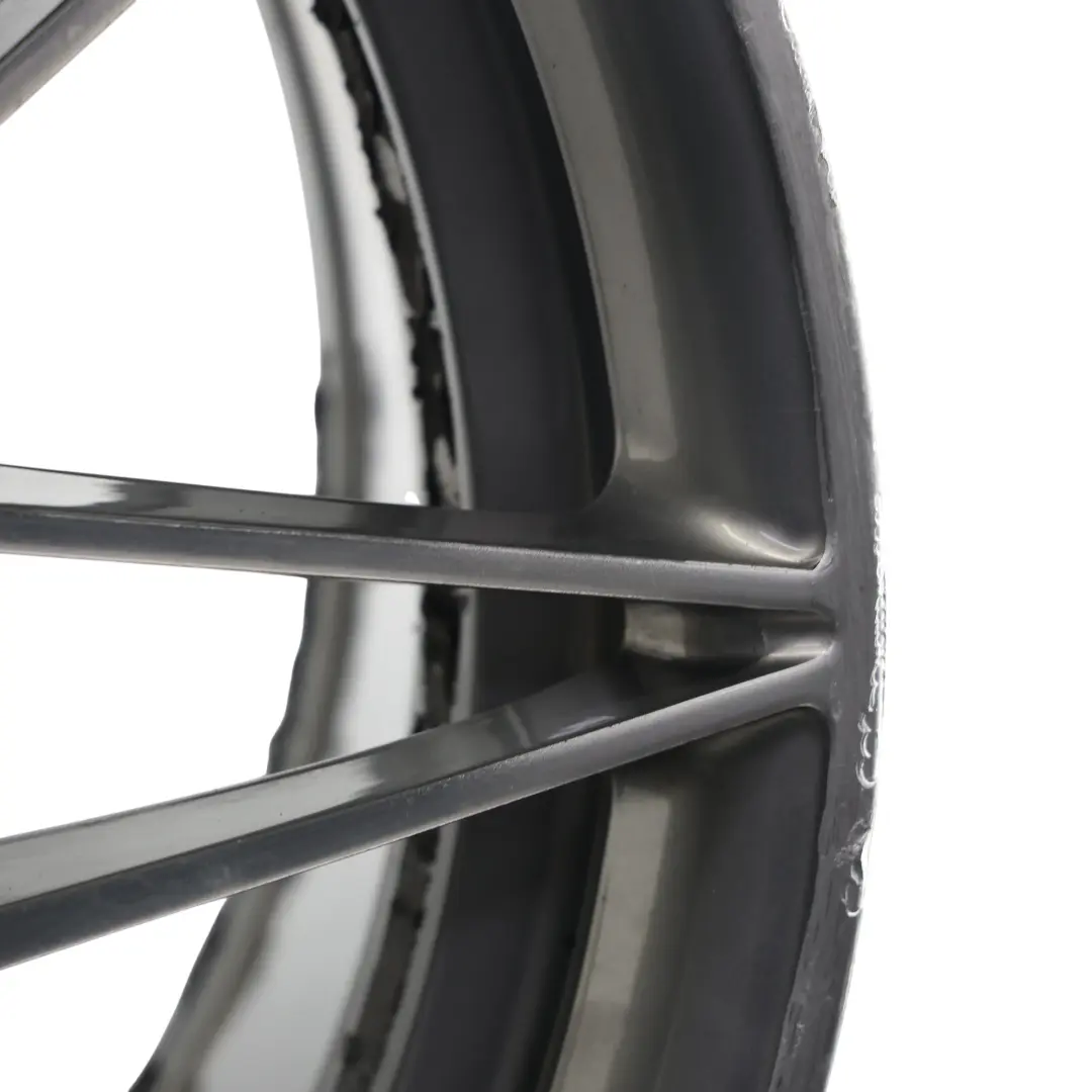 BMW F80 M3 Ferric Grau Hinterrad Felge 20" M Sternspeiche 666 10J - SKU 2287501-2 - Teilenummer 2287501