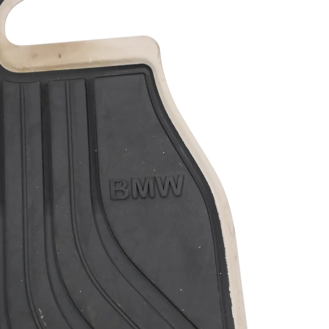 Front Rubber Mats Floor Cover Set Anthracite Beige to BMW F30 F31 F34 with Part number 2339781 BMW F30 F31 F34 Front Rubber Mats Floor Cover Set Anthracite Beige - SKU RHD-2339781 - Part number 2339781