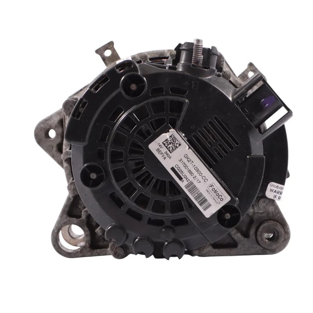 Ford Transit Custom Alternator 240A 14V 2.0 EcoBlue GK2T-10300-CC - SKU 2432355 - Part number 2432355