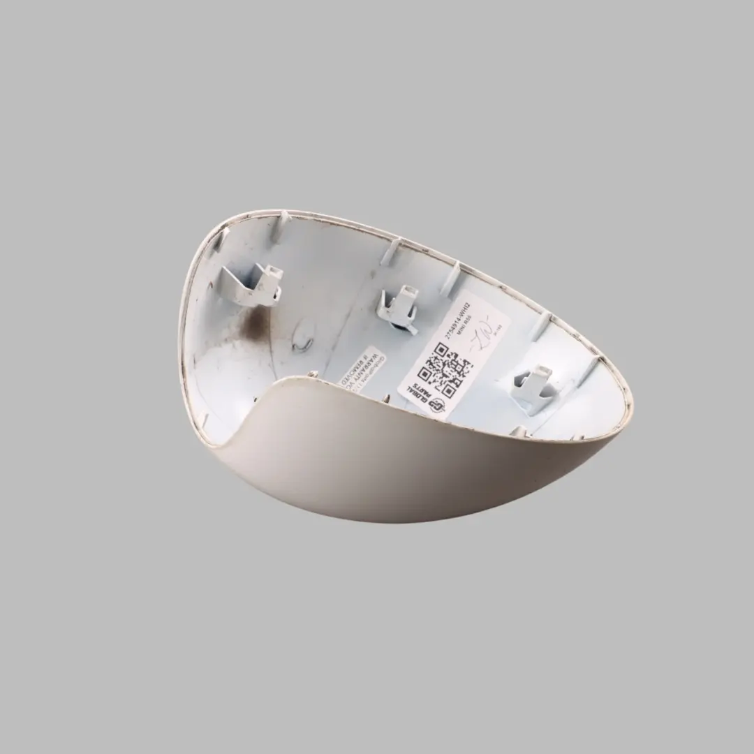 Wing Mirror Cover Mini Cooper One R55 R56 R57 Cap Casing Right O/S White to with Part number 2754914 Wing Mirror Cover Mini Cooper One R55 R56 R57 Cap Casing Right O/S White - SKU 2754914-WHI2 - Part number 2754914