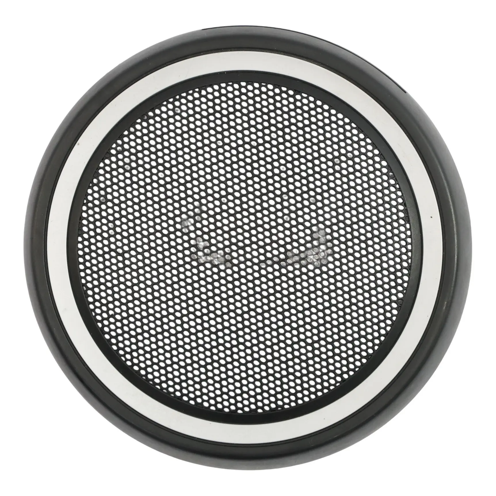 Mini R57 Tapa Altavoz Woofer Inferior Blanco Sliver Puerta Delantera Izquierda