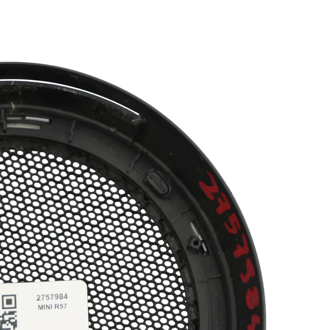 Mini R57 Osłona Dolnego Głośnika Drzwi Srebrna Prawy Przód - SKU 2757984 - Numer Części 2757984