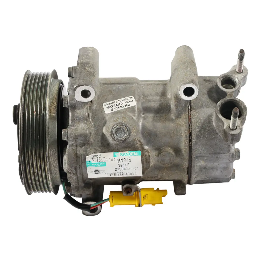Klimakompressor 6452 für Mini Cooper One R55 R56 R57 R60 mit Teilenummer 2758433 Mini Cooper One R55 R56 R57 R60 Klimakompressor 6452 - SKU 2758433 - Teilenummer 2758433