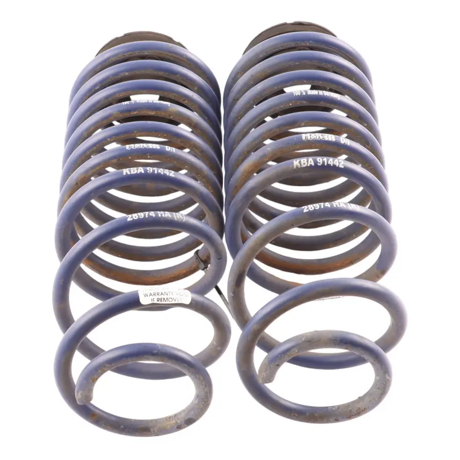 Suspension Spring Set H&R KBA91442 to Volkswagen VW Polo GTI 6R Rear with Part number 28974HA Volkswagen VW Polo GTI 6R Rear Suspension Spring Set H&R KBA91442 - SKU 28974HA - Part number 28974HA