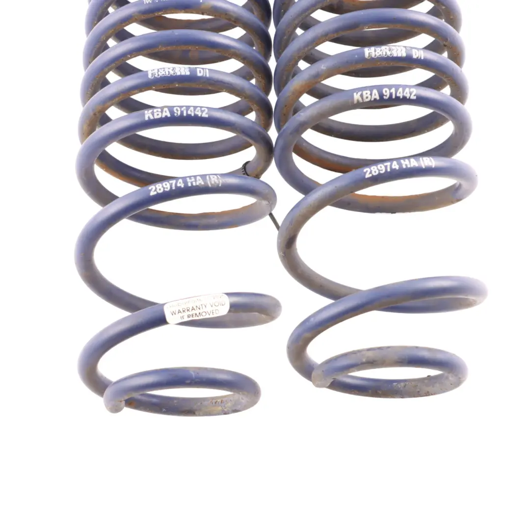 Volkswagen VW Polo GTI 6R Rear Suspension Spring Set H&R KBA91442 - SKU 28974HA - Part number 28974HA