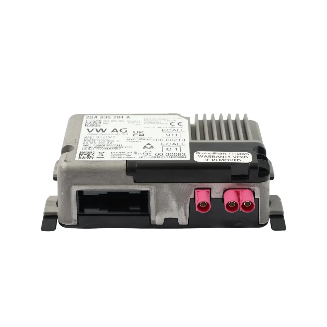 MK6 Online Dienste Steuermodul ECU Einheit für Seat Ibiza KJ1 VW Polo mit Teilenummer 2GA035284A Seat Ibiza KJ1 VW Polo MK6 Online Dienste Steuermodul ECU Einheit - SKU 2GA035284A - Teilenummer 2GA035284A