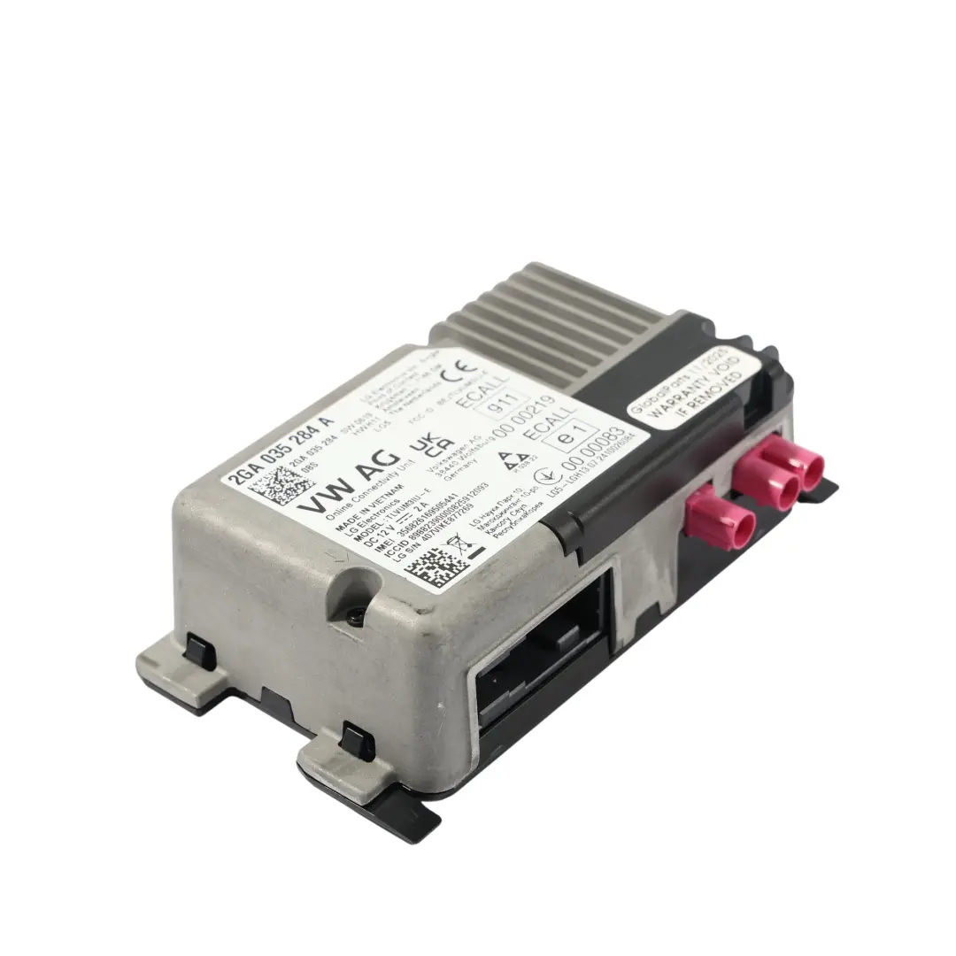 MK6 Online Dienste Steuermodul ECU Einheit für Seat Ibiza KJ1 VW Polo mit Teilenummer 2GA035284A Seat Ibiza KJ1 VW Polo MK6 Online Dienste Steuermodul ECU Einheit - SKU 2GA035284A - Teilenummer 2GA035284A