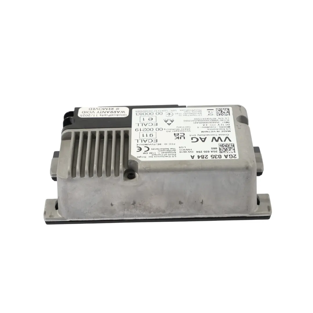 Seat Ibiza KJ1 VW Polo MK6 Online Services Control Module ECU Unit - SKU 2GA035284A - Part number 2GA035284A