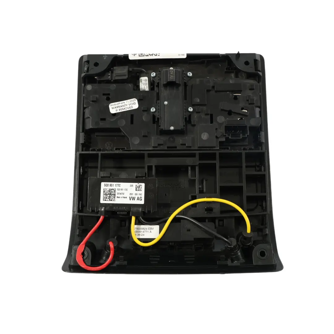 Interior Panel De Interruptores De Luz LED Techo Negro para Seat Ibiza 5 con número de pieza 2GA947105AF Seat Ibiza 5 Interior Panel De Interruptores De Luz LED Techo Negro - SKU 2GA947105AF - Número de pieza 2GA947105AF