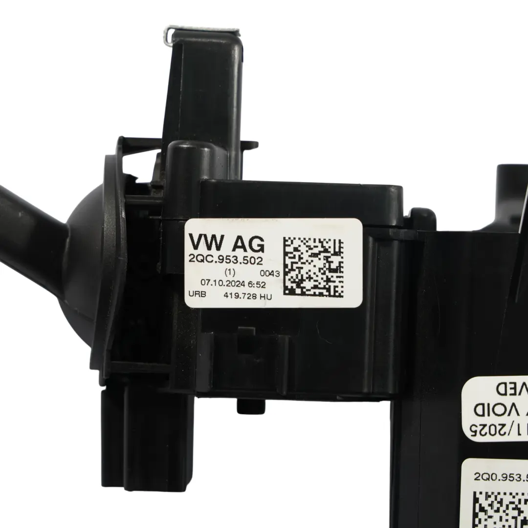 VW Polo Mk6 Seat Leon KJ1 Combination Switch Stalk Squib Wiper - SKU 2Q0953502 - Part number 2Q0953502