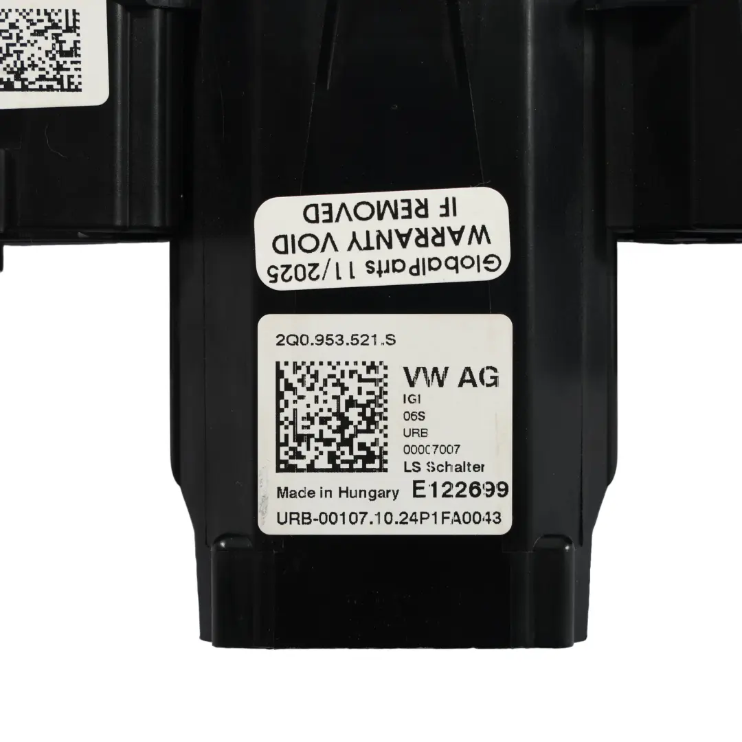 Mk6 Seat Leon KJ1 Commande Combinée D'Essuie-Glace pour VW Polo à propos du numéro de pièce 2Q0953502 VW Polo Mk6 Seat Leon KJ1 Commande Combinée D'Essuie-Glace - SKU 2Q0953502 - Numéro de pièce 2Q0953502