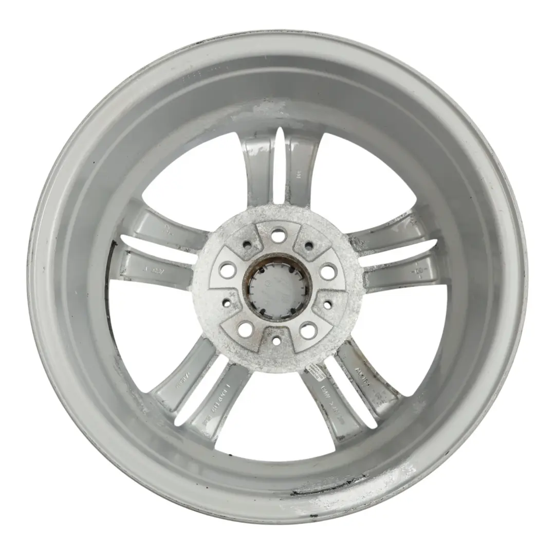 Alloy Wheel Rim 17" Double Spoke 112 ET:46 8J to BMW X3 E83 Silver with Part number 3401200 BMW X3 E83 Silver Alloy Wheel Rim 17" Double Spoke 112 ET:46 8J - SKU 3401200-5 - Part number 3401200