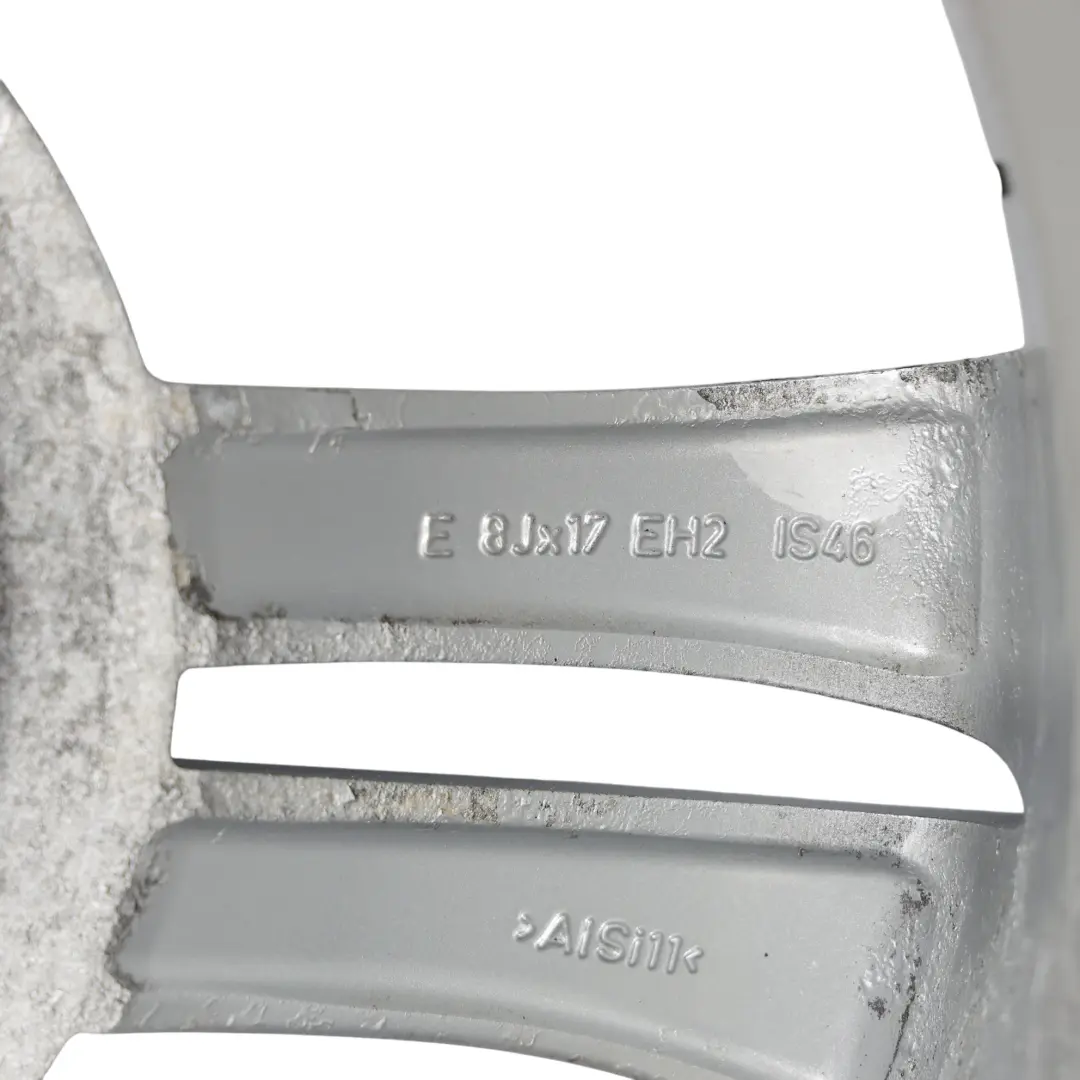 Alloy Wheel Rim 17" Double Spoke 112 ET:46 8J to BMW X3 E83 Silver with Part number 3401200 BMW X3 E83 Silver Alloy Wheel Rim 17" Double Spoke 112 ET:46 8J - SKU 3401200-5 - Part number 3401200