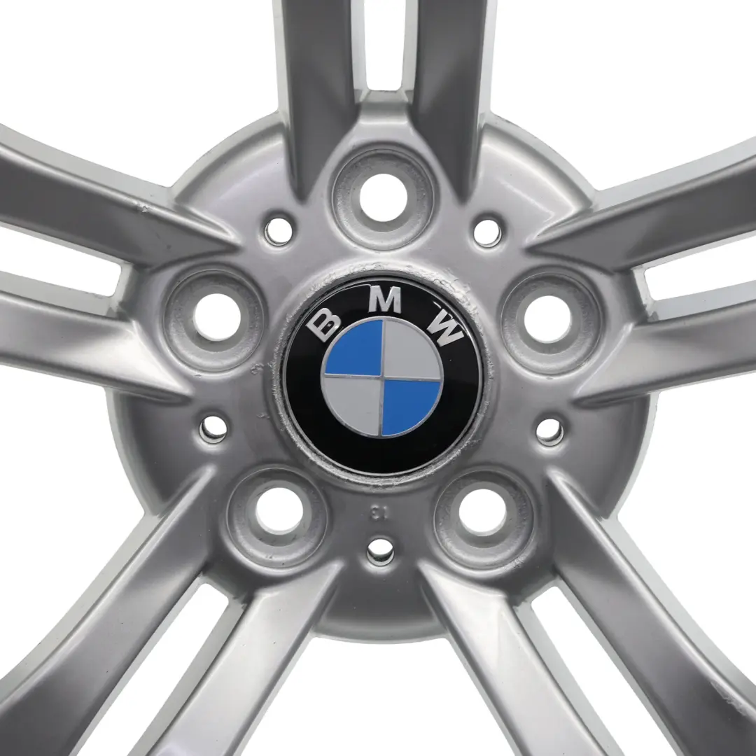 Alloy Wheel Rim 17" Double Spoke 112 ET:46 8J to BMW X3 E83 Silver with Part number 3401200 BMW X3 E83 Silver Alloy Wheel Rim 17" Double Spoke 112 ET:46 8J - SKU 3401200-5 - Part number 3401200