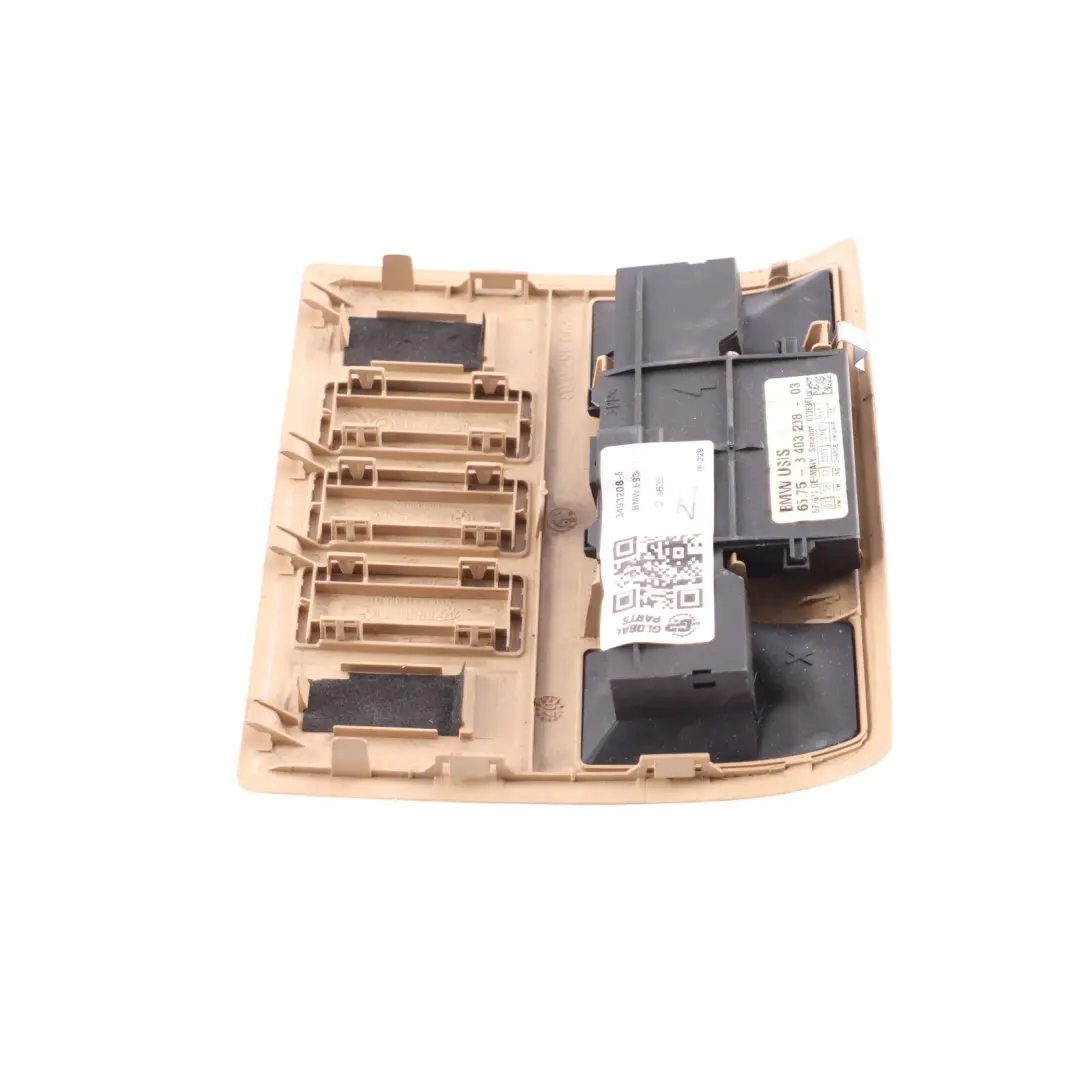 BMW X3 E83 Ultrasonic Alarm Module Headlining Trim Cover Sand Beige - SKU 3403208-5 - Part number 3403208