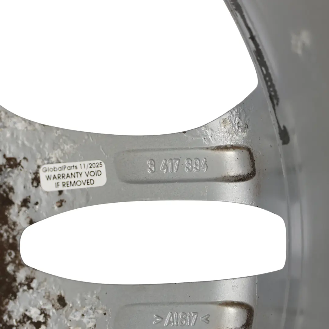 BMW X3 E83 Wheel Alloy Rim 18" 8J ET:46 Double Spoke 205 - SKU 3417394-4 - Part number 3417394