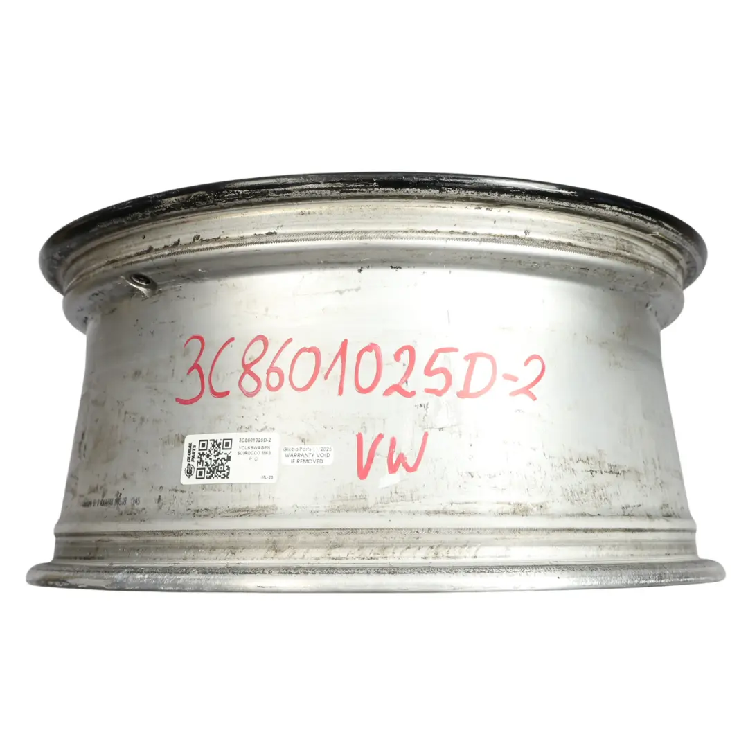Volkswagen Scirocco Mk3 Czarna Felga Aluminiowa 18" 8J ET:41 - SKU 3C8601025D-2 - Numer Części 3C8601025D