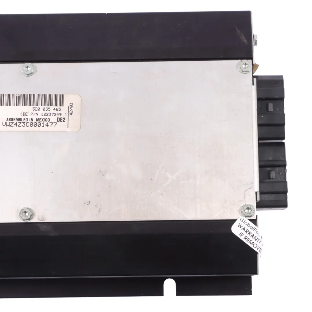 Mk1 Mulitmedia Audio Sound System Verstärkereinheit für Volkswagen Phaeton mit Teilenummer 3D0035465 Volkswagen Phaeton Mk1 Mulitmedia Audio Sound System Verstärkereinheit - SKU 3D0035465 - Teilenummer 3D0035465