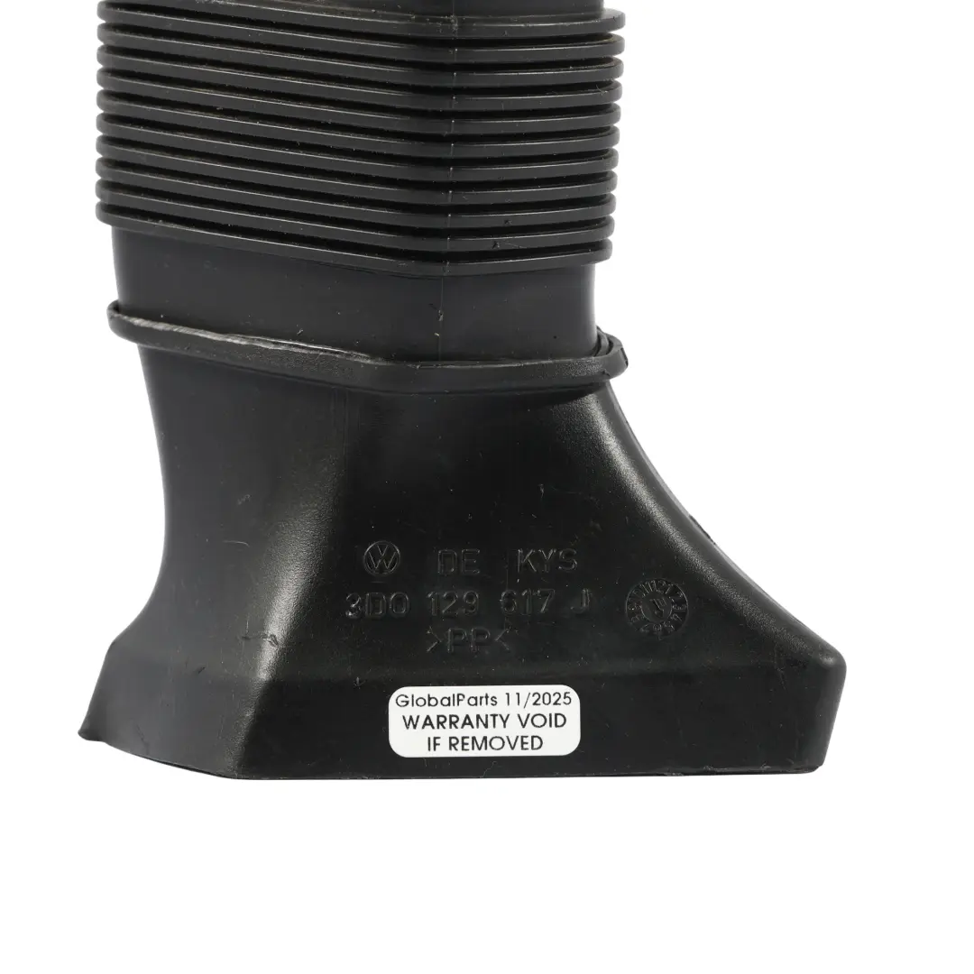 Intake Pipe Hose Line 5.0 Diesel Right O/S to Volkswagen Phaeton 3D Air with Part number 3D0129617J Volkswagen Phaeton 3D Air Intake Pipe Hose Line 5.0 Diesel Right O/S - SKU 3D0129617J - Part number 3D0129617J