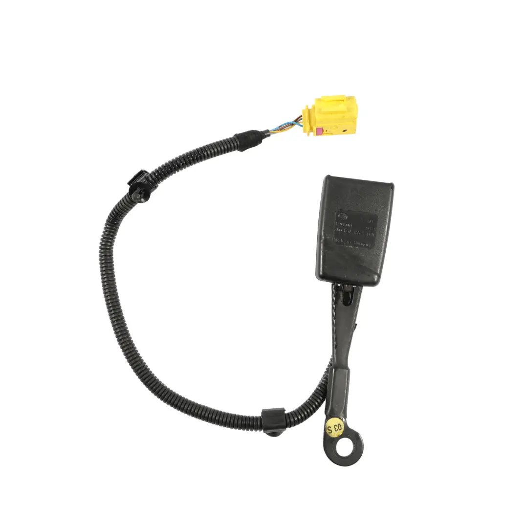 Cinturón Seguridad Pestillo Delantero Izquierdo Negro para VW Phaeton 3D con número de pieza 3D0857755E VW Phaeton 3D Cinturón Seguridad Pestillo Delantero Izquierdo Negro - SKU 3D0857755E - Número de pieza 3D0857755E