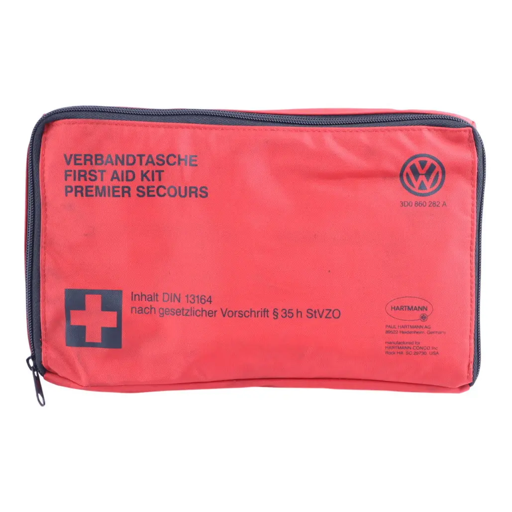 VW Volkswagen Phaeton 3D First Aid Med Kit Set 3D0860282A