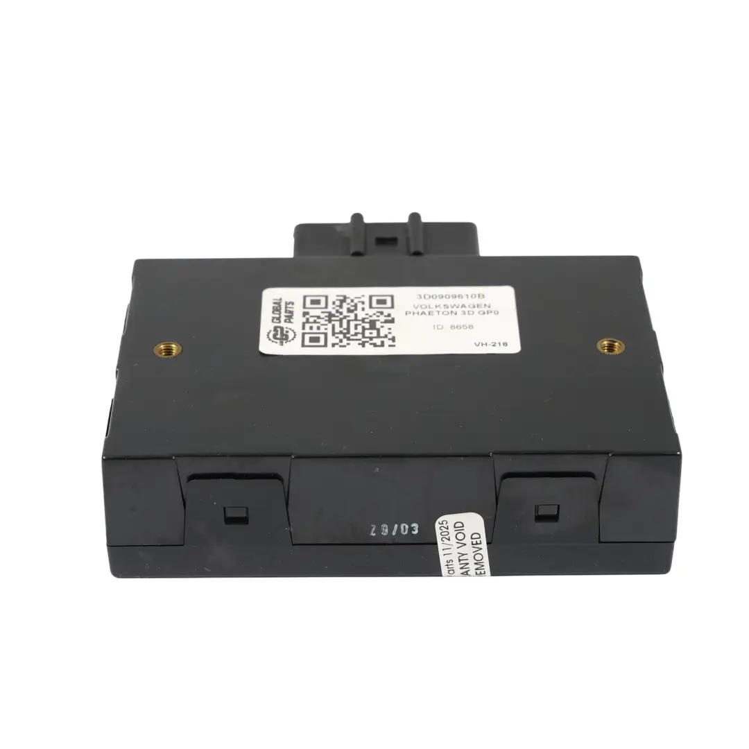 VW Volkswagen Phaeton 3D Module De Commande Du Hayon Arrière - SKU 3D0909610B - Numéro de pièce 3D0909610B