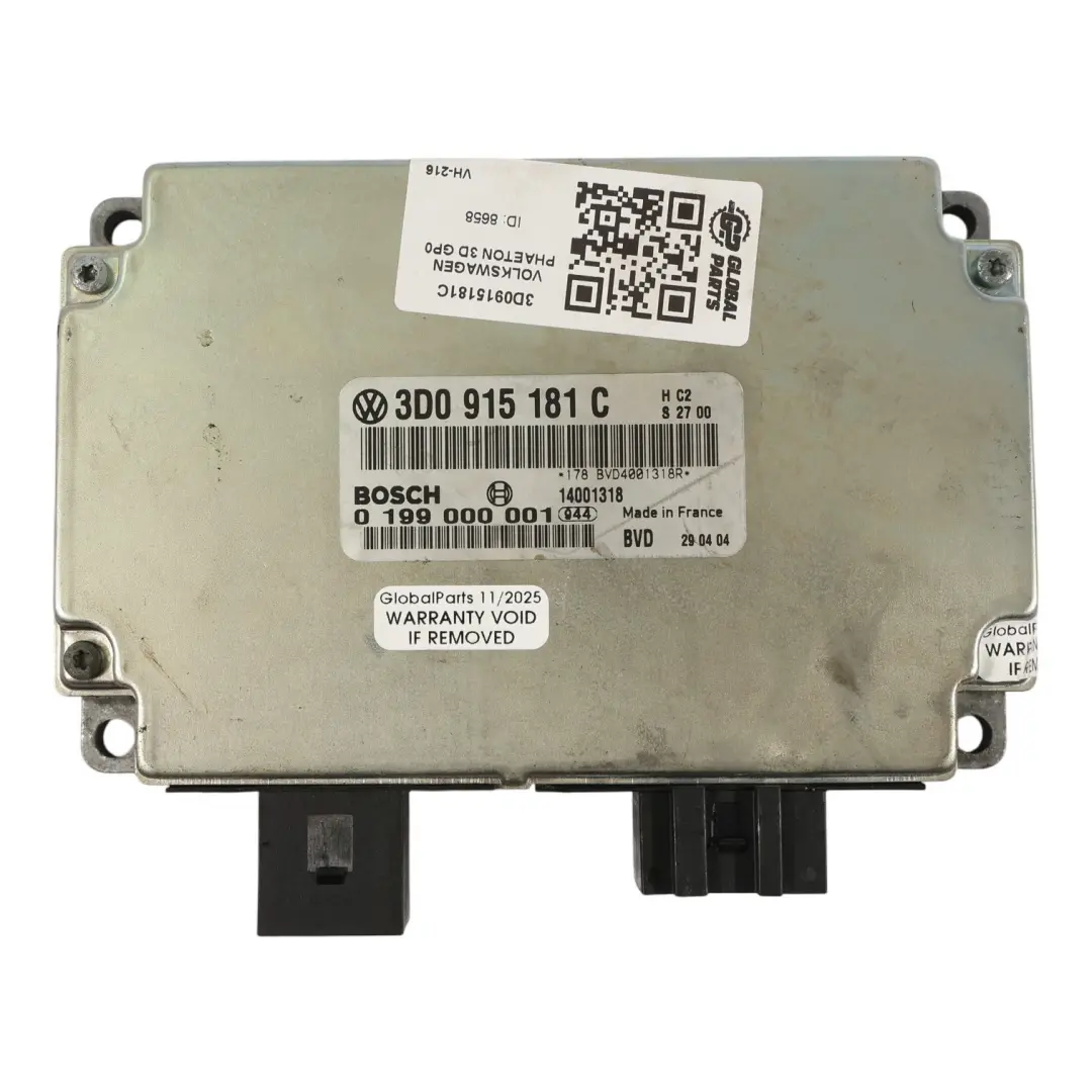 Volkswagen Phaeton 3D 5.0 V10 Batterie Steuer Modul Einheit ECU - SKU 3D0915181C - Teilenummer 3D0915181C
