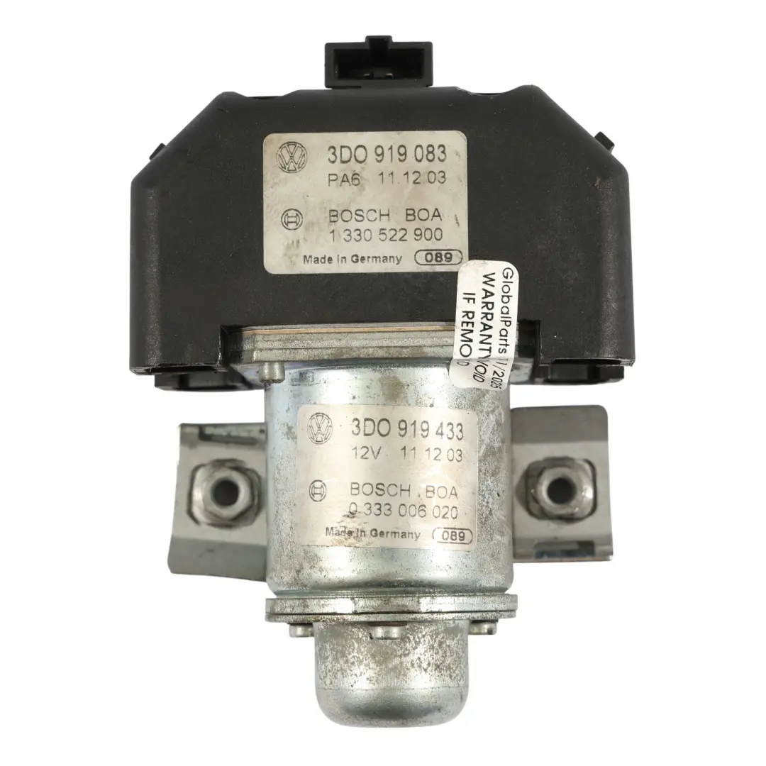 Moduł Przekaźnika Akumulatora Sterownik 3D0919433 do Volkswagen VW Phaeton 3D o numerze 3D0919083 Volkswagen VW Phaeton 3D Moduł Przekaźnika Akumulatora Sterownik 3D0919433 - SKU 3D0919083 - Numer Części 3D0919083