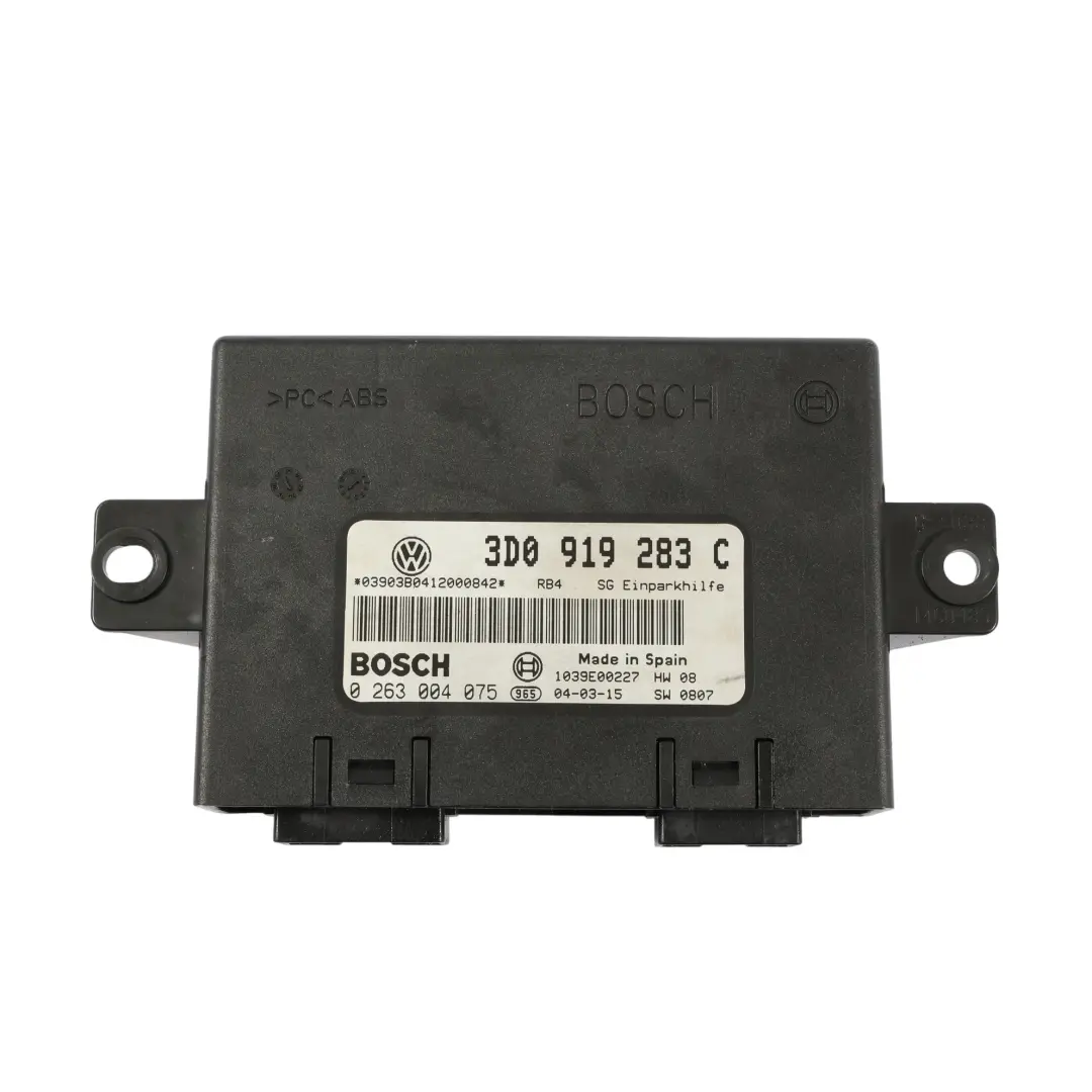 PDC Park Sensor Steuergerät Modul für Volkswagen VW Phaeton 3D mit Teilenummer 3D0919283C Volkswagen VW Phaeton 3D PDC Park Sensor Steuergerät Modul - SKU 3D0919283C - Teilenummer 3D0919283C