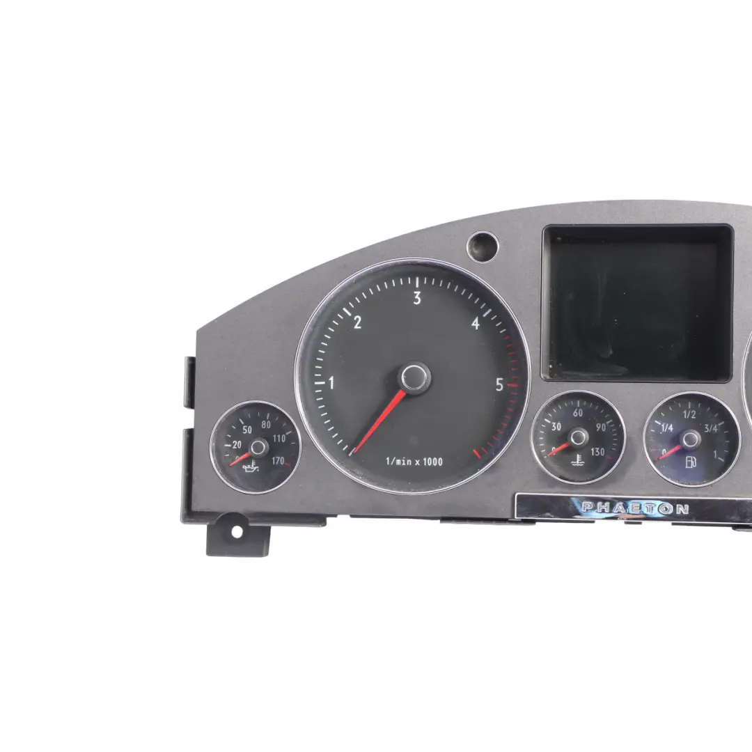 Instrument Cluster Speedometer Automatic to VW Volkswagen Phaeton 3D with Part number 3D0920981E VW Volkswagen Phaeton 3D Instrument Cluster Speedometer Automatic - SKU RHD-3D0920981E - Part number 3D0920981E
