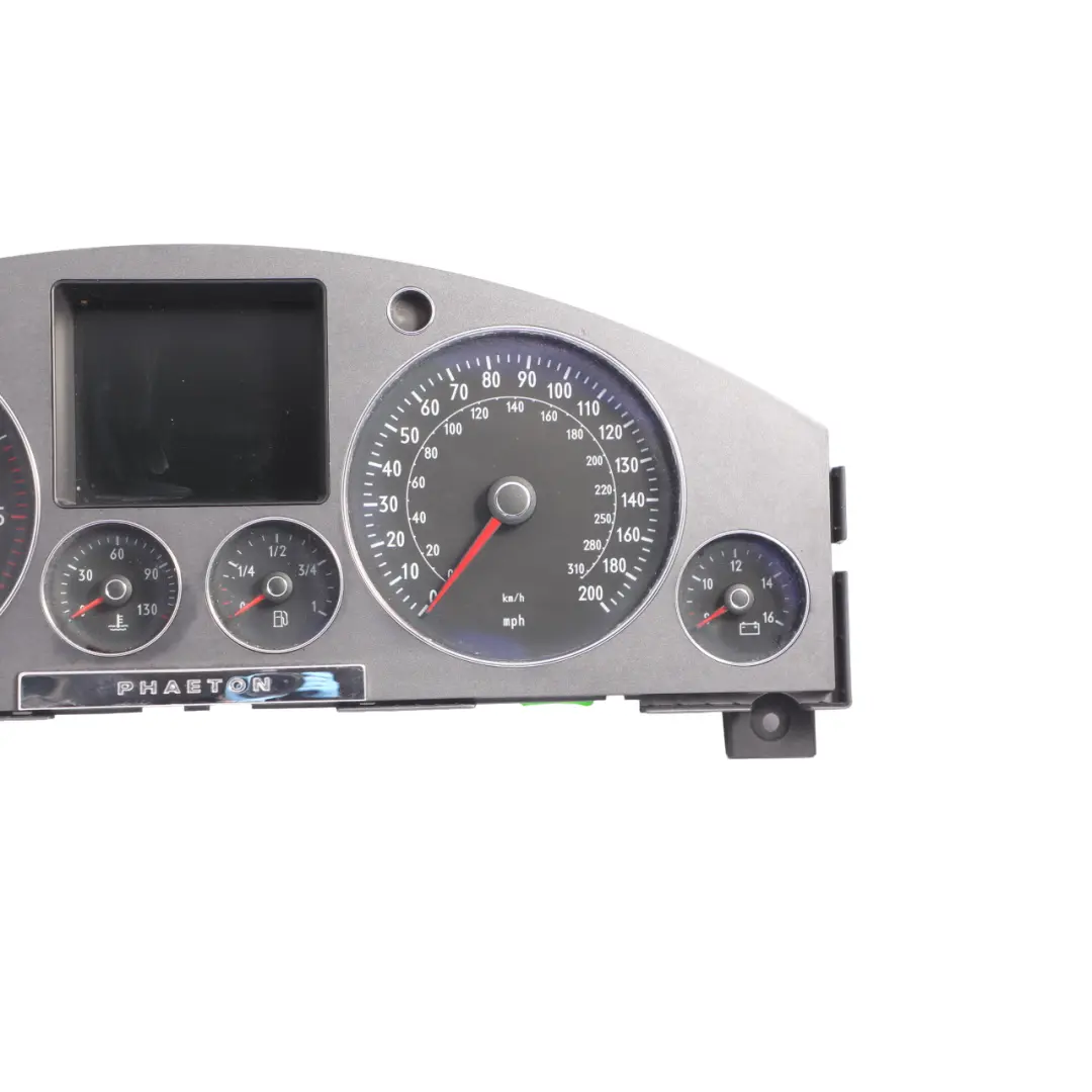 VW Volkswagen Phaeton 3D Instrument Cluster Speedometer Automatic - SKU RHD-3D0920981E - Part number 3D0920981E