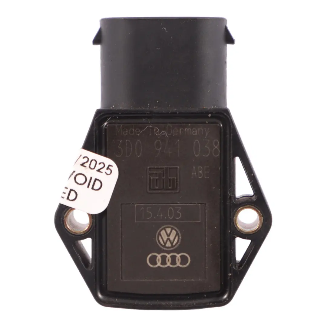 Mk1 Sensor De Ángulo De Giro De La Tapa Del Maletero A para VW Phaeton con número de pieza 3D0941038 VW Phaeton Mk1 Sensor De Ángulo De Giro De La Tapa Del Maletero A - SKU 3D0941038 - Número de pieza 3D0941038