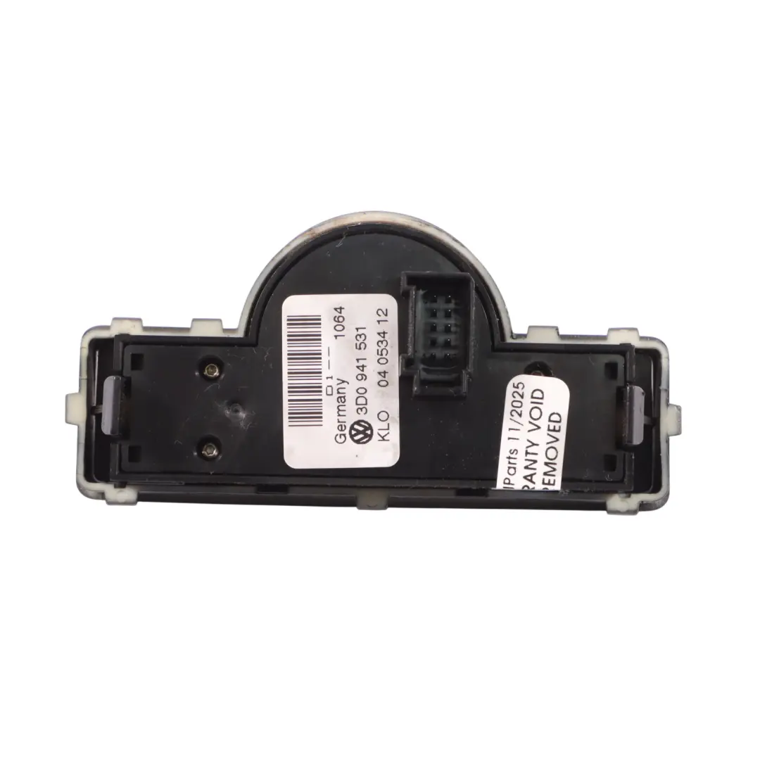 VW Volkswagen Phaeton Mk1 Faro Antiniebla Interruptor Panel De Control - SKU 3D0941531 - Número de pieza 3D0941531