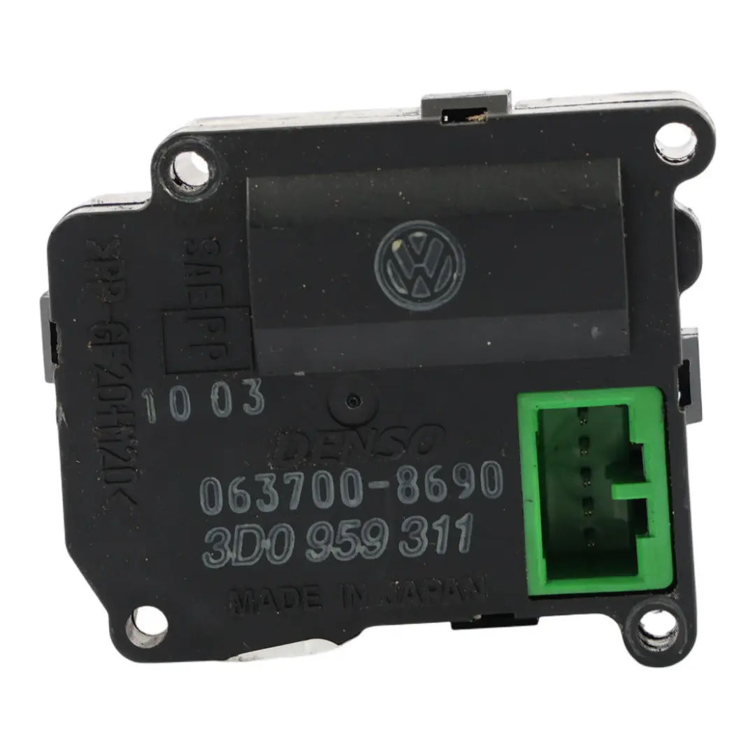 VW Volkswagen Phaeton 3D Calentador Vent Flap Control Actuador Motor - SKU 3D0959311 - Número de pieza 3D0959311