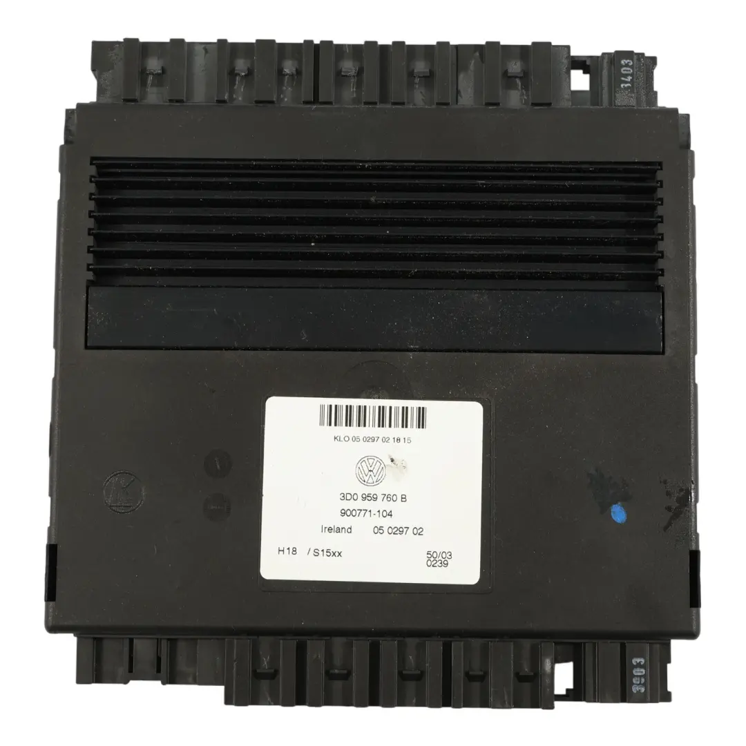 VW Volkswagen Phaeton 3D Seat Control Unit ECU Front Driver's Side - SKU RHD-3D0959760B - Part number 3D0959760B