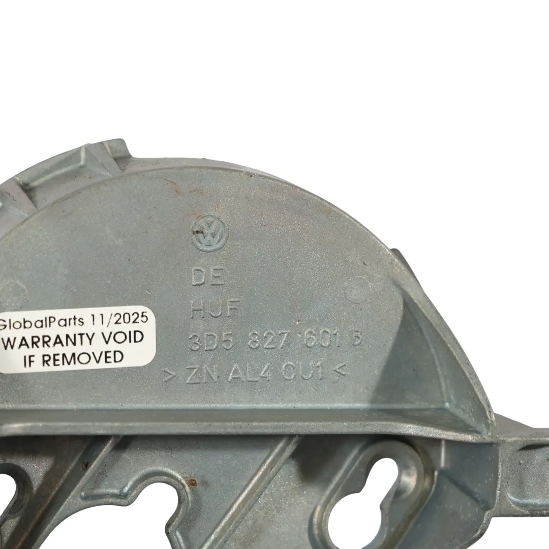 VW Phaeton 3D Heck Klappen Schloss Schalter Gehäuse Halterung - SKU 3D5827601B - Teilenummer 3D5827601B