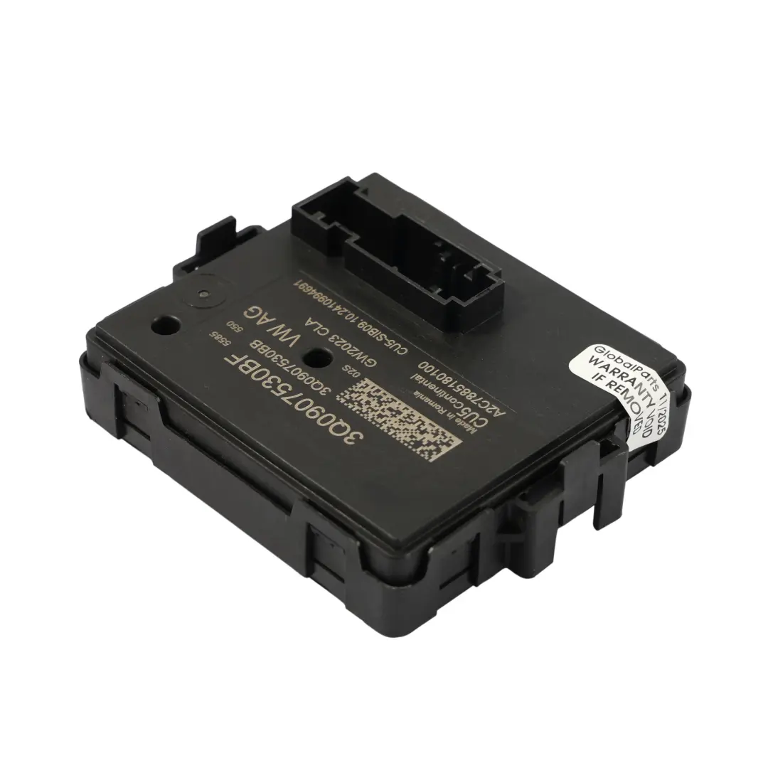 Mk6 Seat Ibiza Mk5 Central Gateway Control Unit Relay ECU to VW Polo with Part number 3Q0907530BF VW Polo Mk6 Seat Ibiza Mk5 Central Gateway Control Unit Relay ECU - SKU 3Q0907530BF - Part number 3Q0907530BF