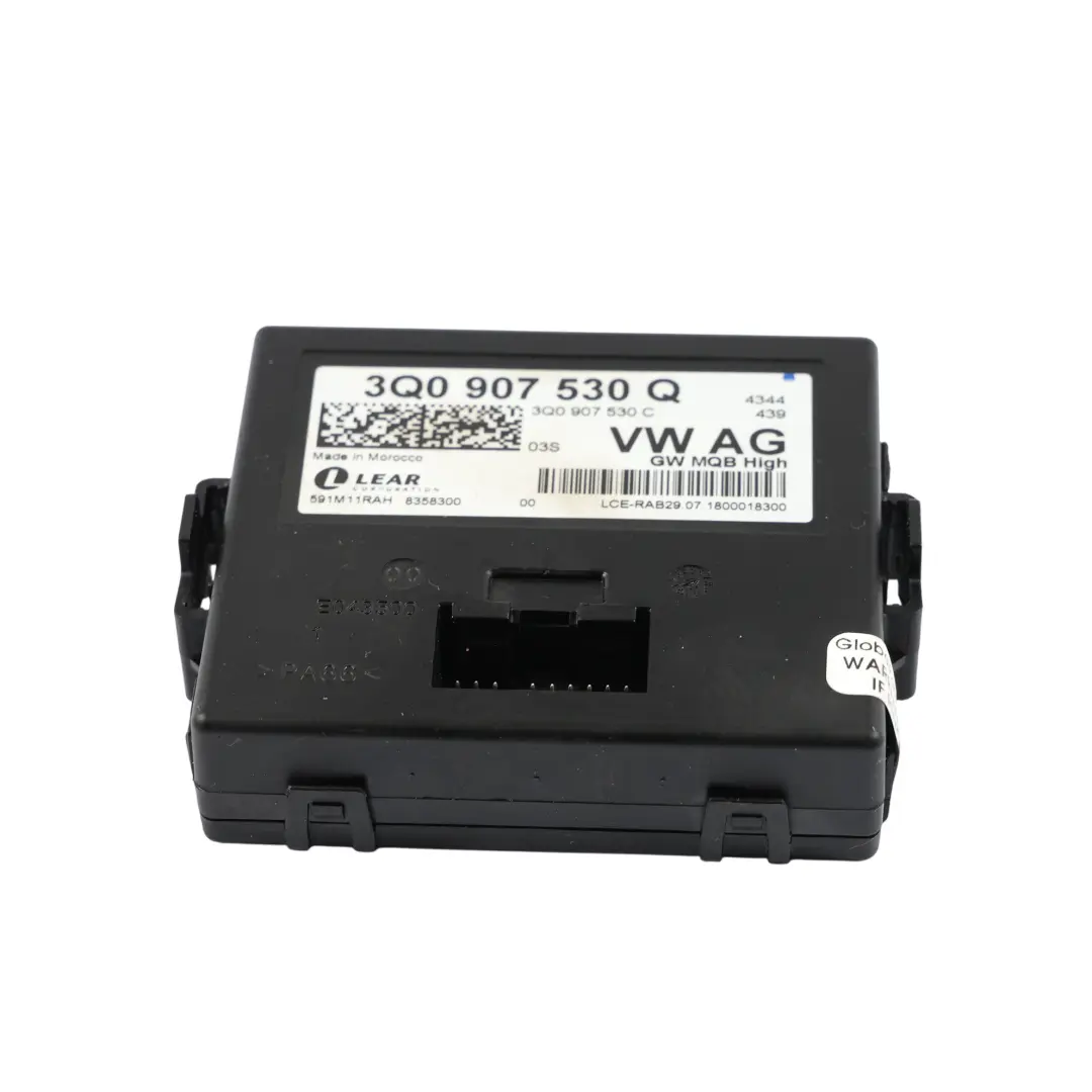 Moduł Sterownik Gateway ECU GW MQB High do Volkswagen VW Golf 7 o numerze 3Q0907530Q Volkswagen VW Golf 7 Moduł Sterownik Gateway ECU GW MQB High - SKU 3Q0907530Q - Numer Części 3Q0907530Q