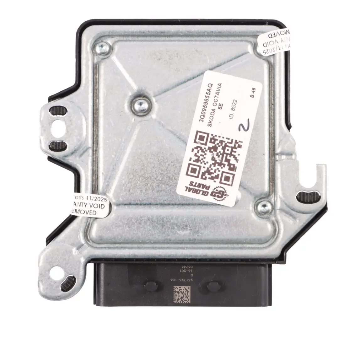 Skoda Octavia 5E Air Module Control Unit ECU Module Sensor - SKU 3Q0959655AQ - Part number 3Q0959655AQ