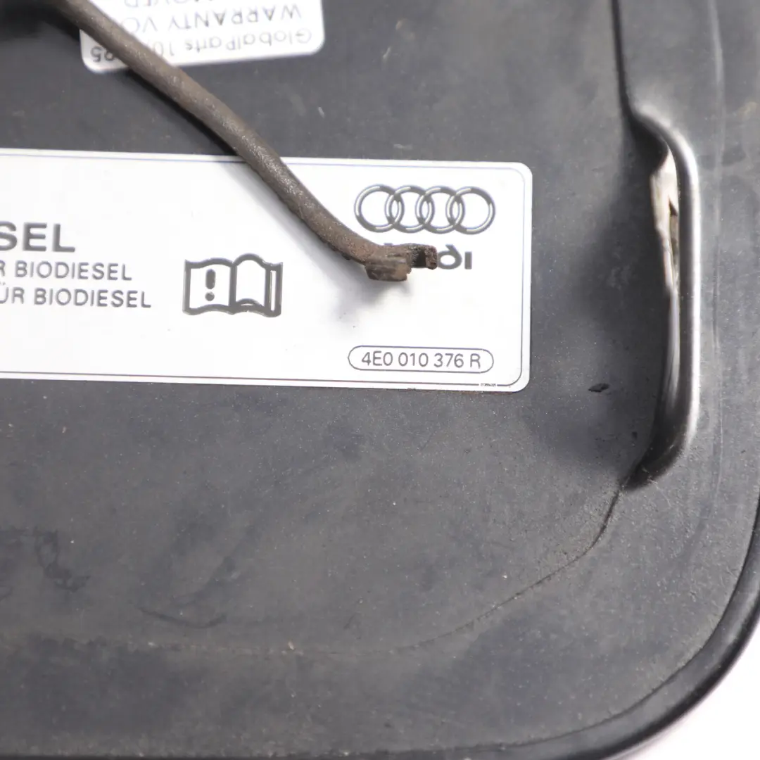 Door Flap Lid Phantom Black - Z9Y to Audi A4 B7 TDI Fuel Tank with Part number 4E0010376R Audi A4 B7 TDI Fuel Tank Door Flap Lid Phantom Black - Z9Y - SKU 4E0010376R-PHB - Part number 4E0010376R