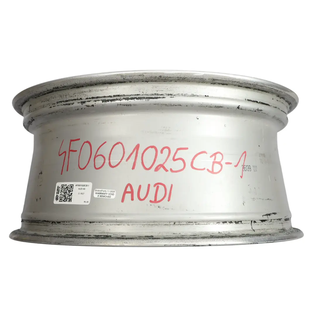 Audi A6 C6 Felga Aluminiowa Srebrna 17" 7,5J ET:45 - SKU 4F0601025CB-1 - Numer Części 4F0601025CB